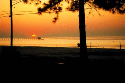 Sunrise over the Gulf